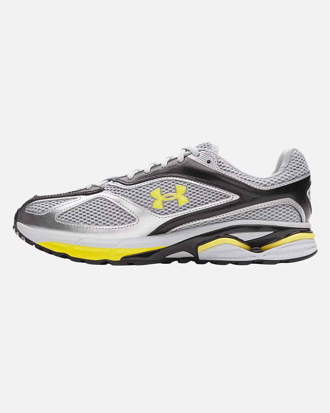 Zapatillas Under Armour Apparition - Gris/Negro/Amarillo