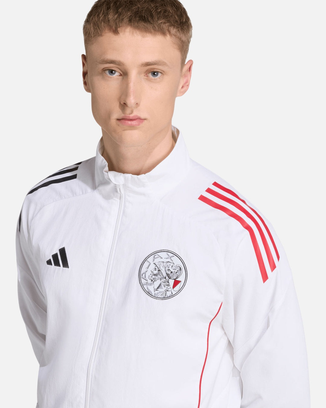 Chaqueta deportiva del Ajax Ámsterdam 2025/2026 - Blanca