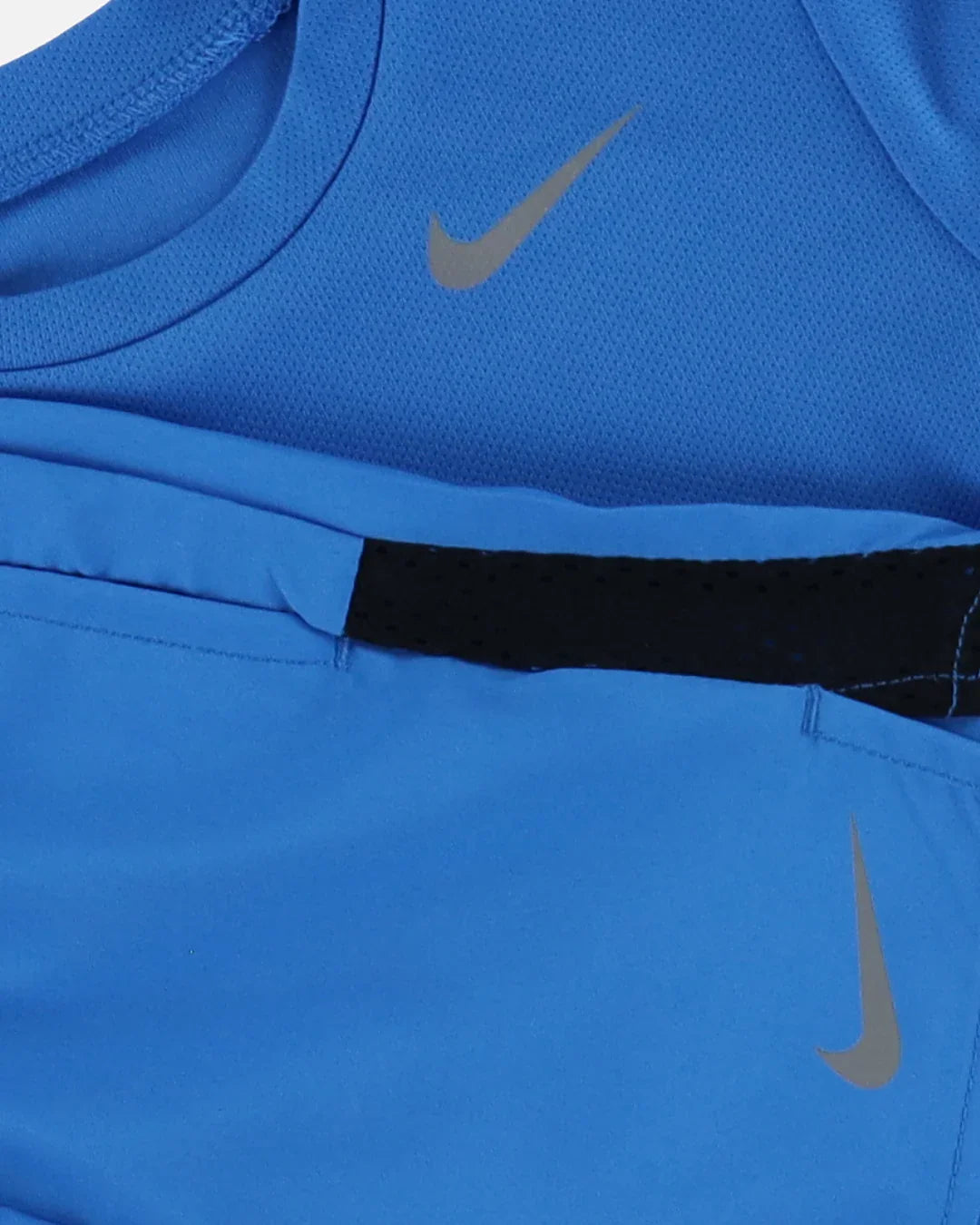 Conjunto de camiseta y pantalón corto Nike para niños - Azul