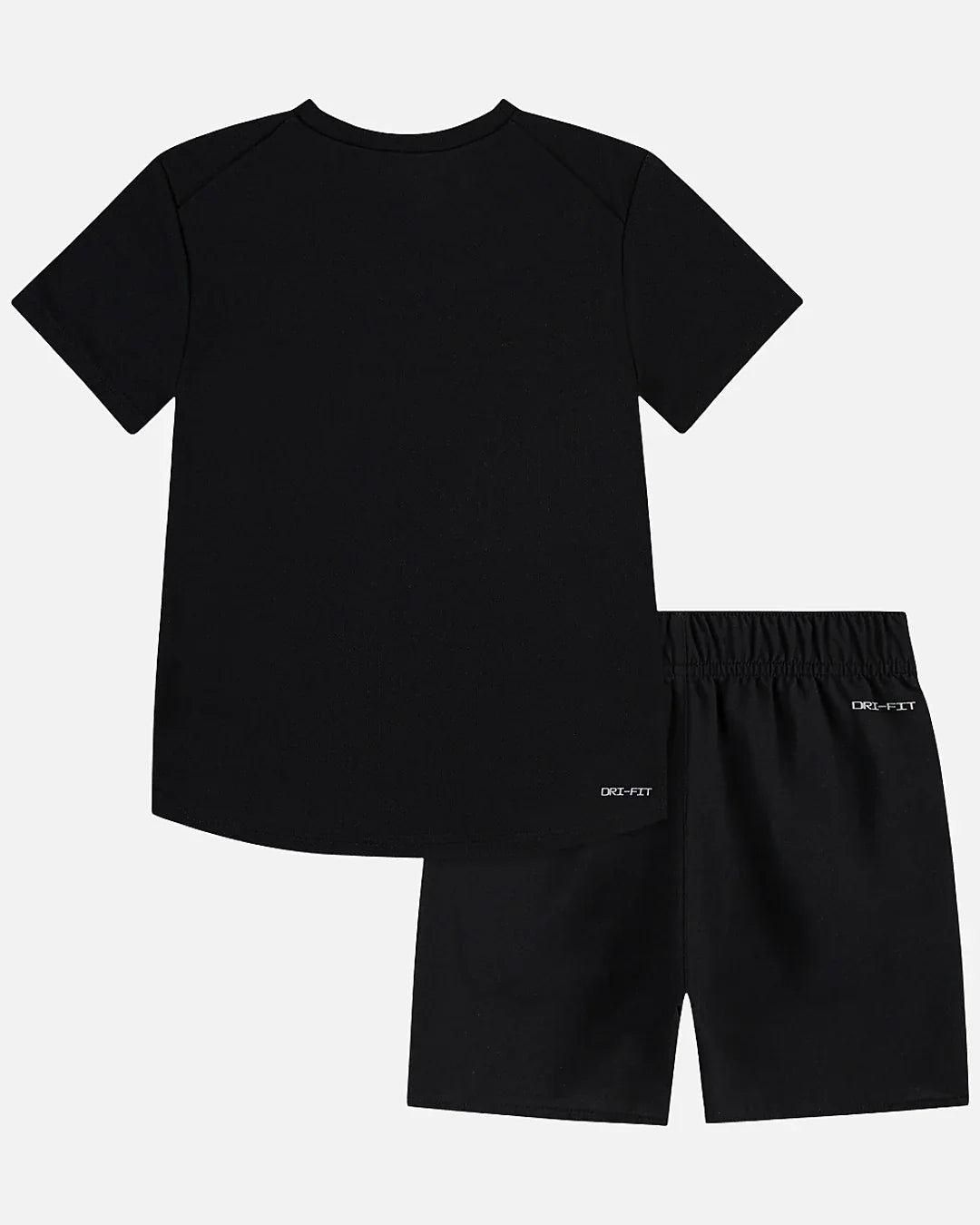 Conjunto de camiseta y pantalones cortos Nike para bebé - Negro