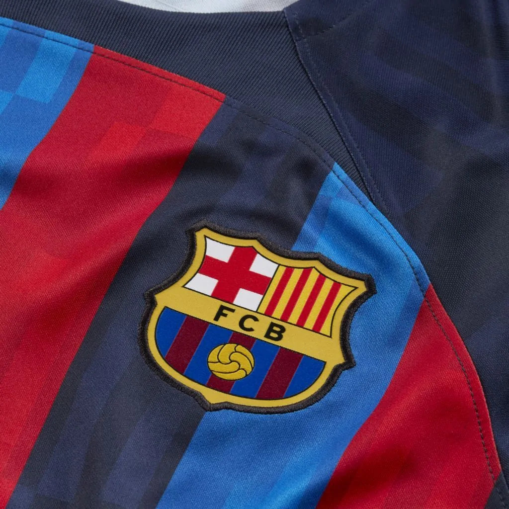 Camiseta local del FC Barcelona - Azul/Rojo