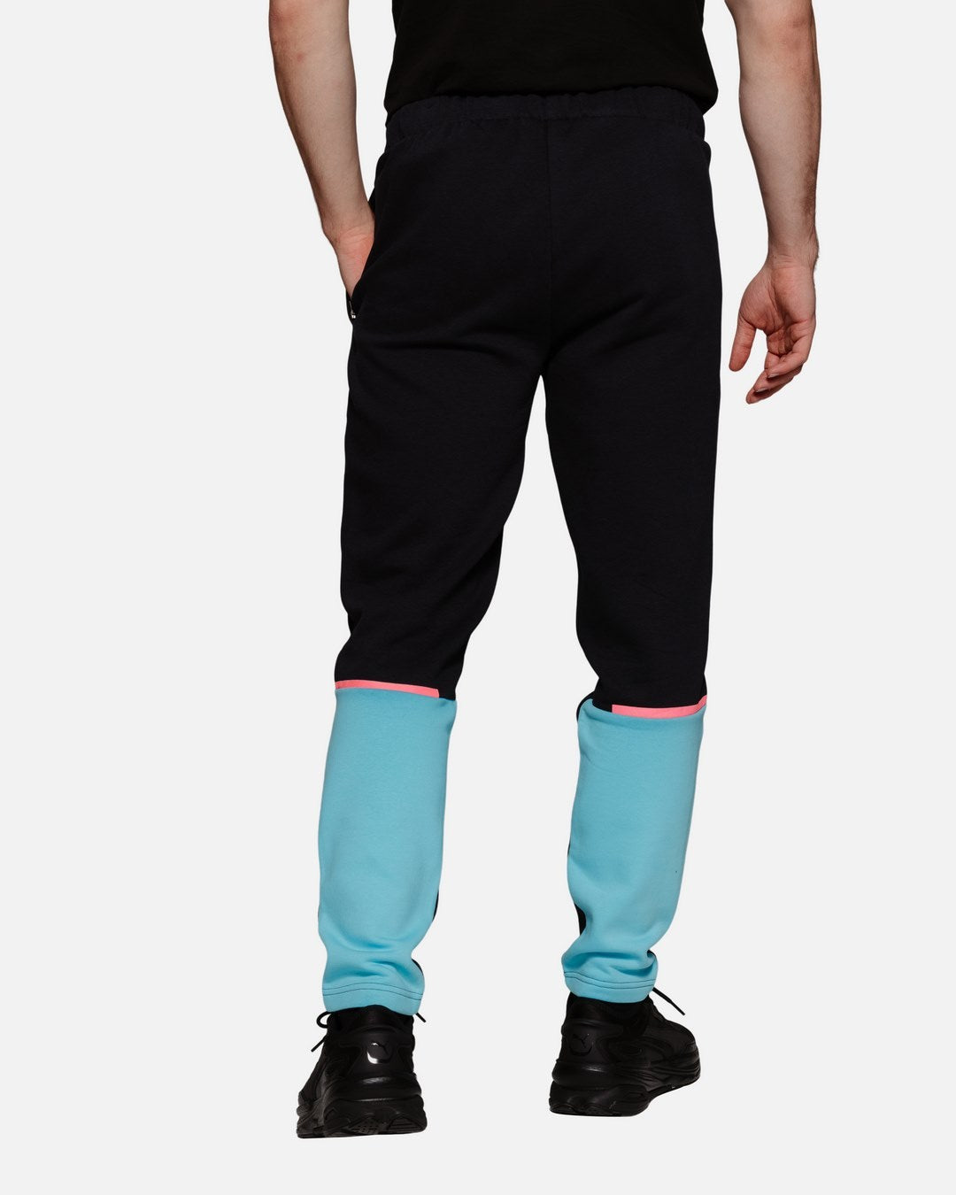 Pantalones de entrenamiento del Manchester City - Negro/Azul/Rosa