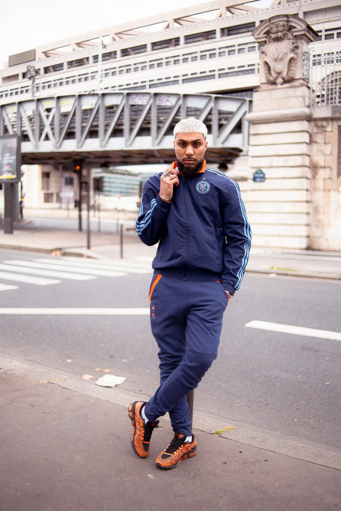 Pantalones de entrenamiento del New York City FC - Azul/Naranja