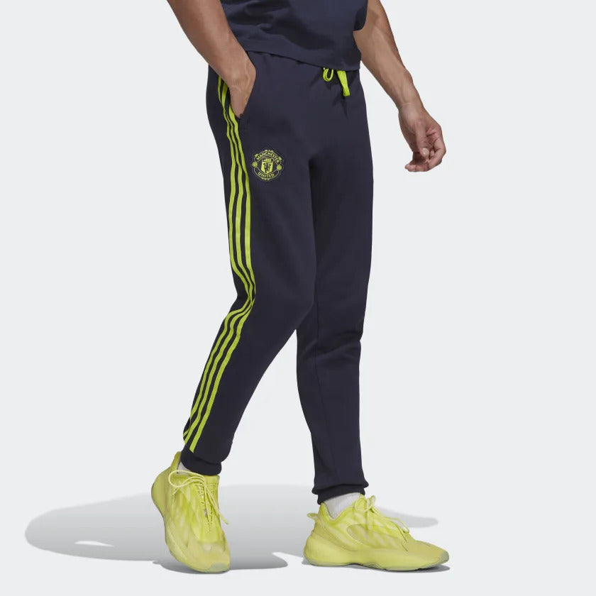 Pantalones de entrenamiento Lifestyler del Manchester United - Azul/Verde