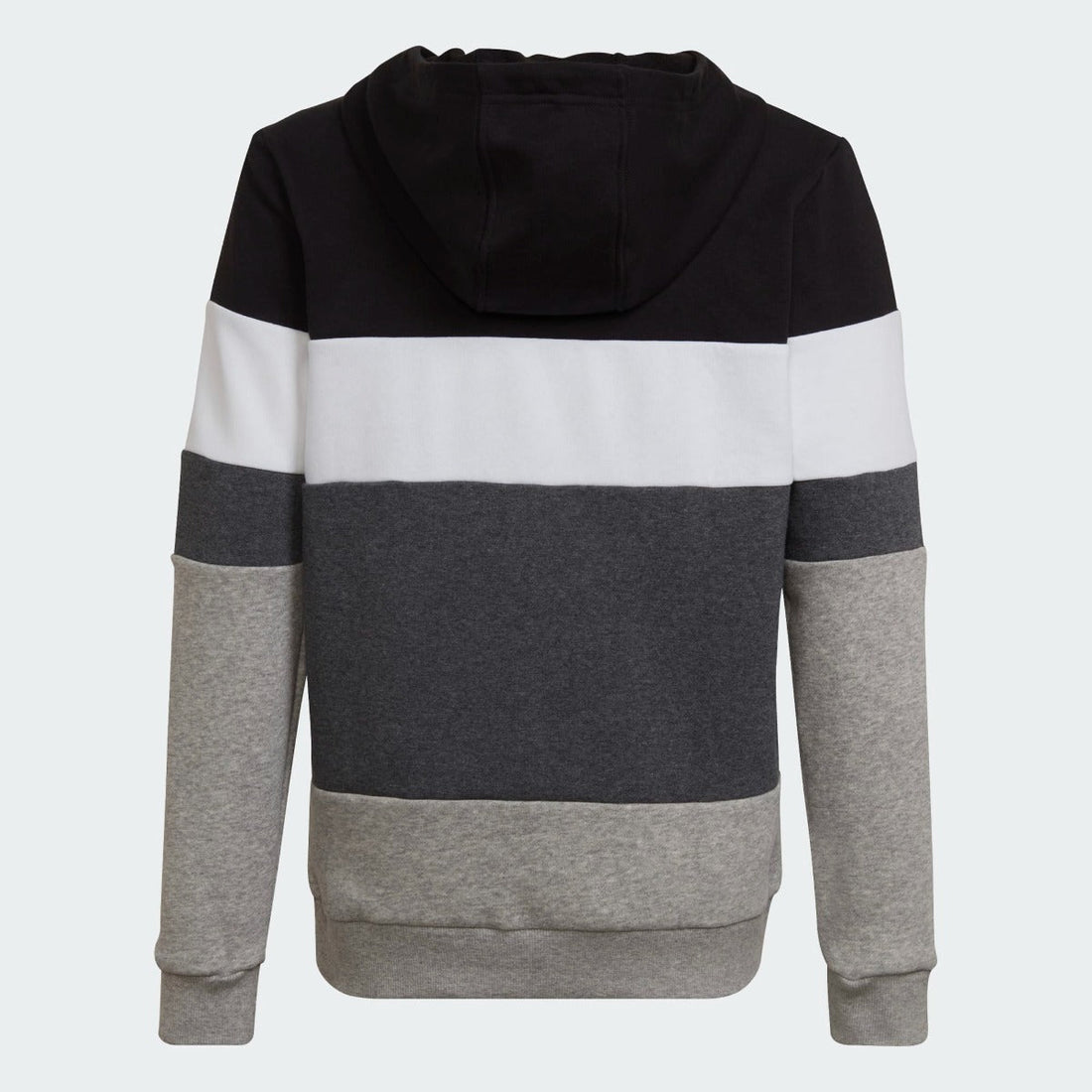Sweat à capuche Adidas Essentials Colorblock Junior - Gris/Noir