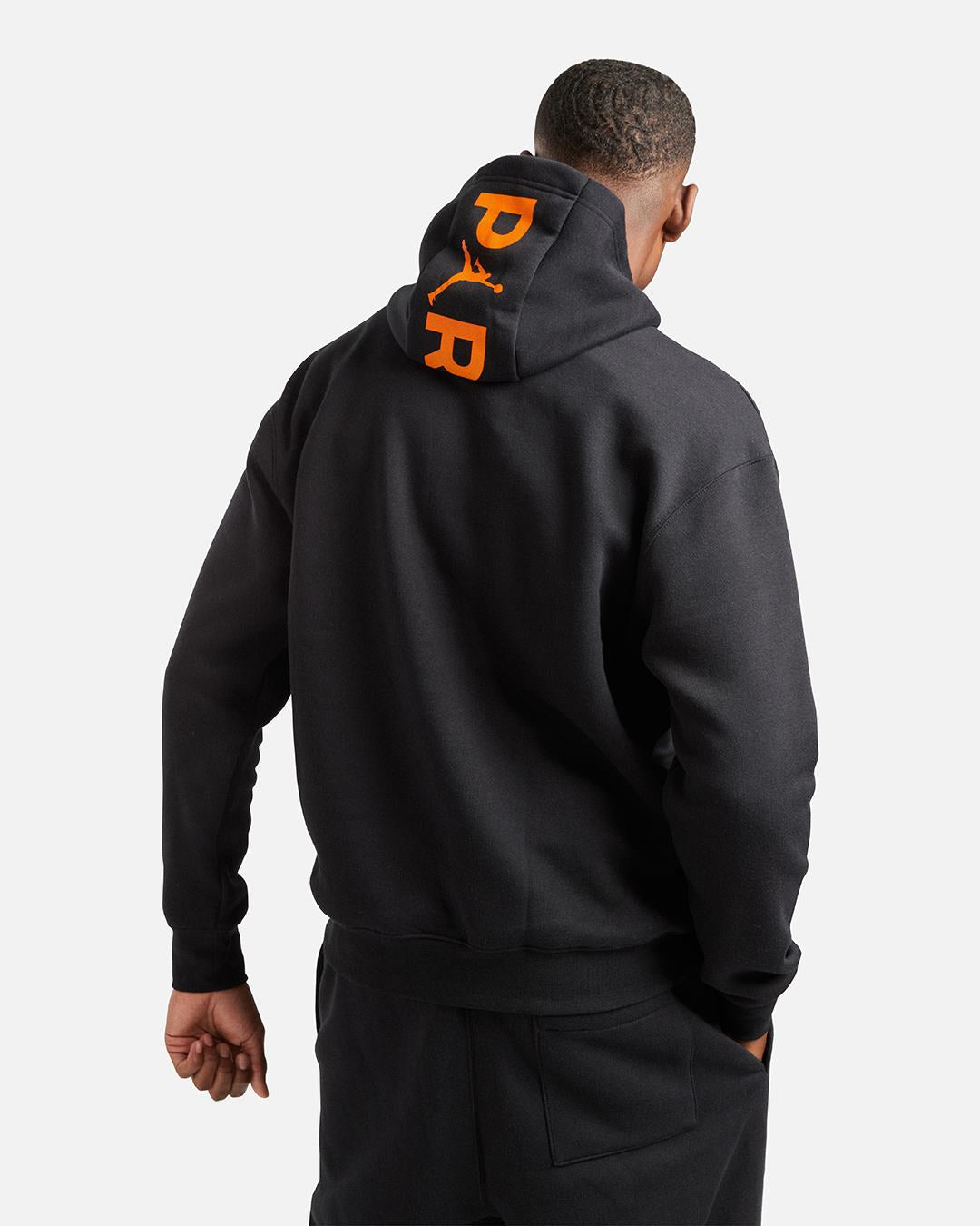 Sudadera con capucha polar del PSG - Negro/Gris/Naranja