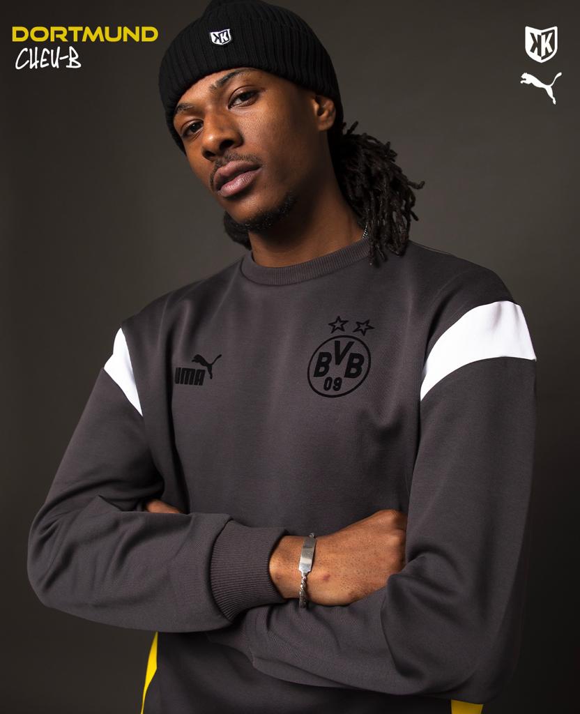 Sudadera del Dortmund Archive - Gris/Blanco/Amarillo