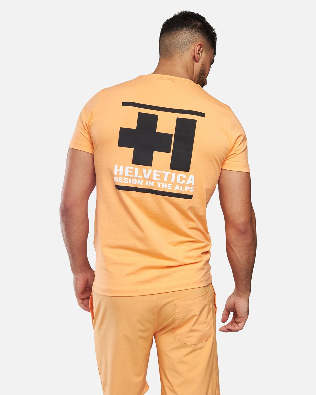Camiseta Helvetica Williams - Naranja