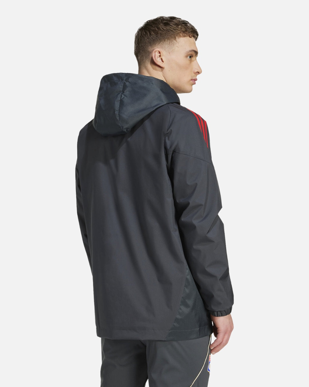 Chaqueta cortavientos Olympique Lyonnais 2025/2026 Gris