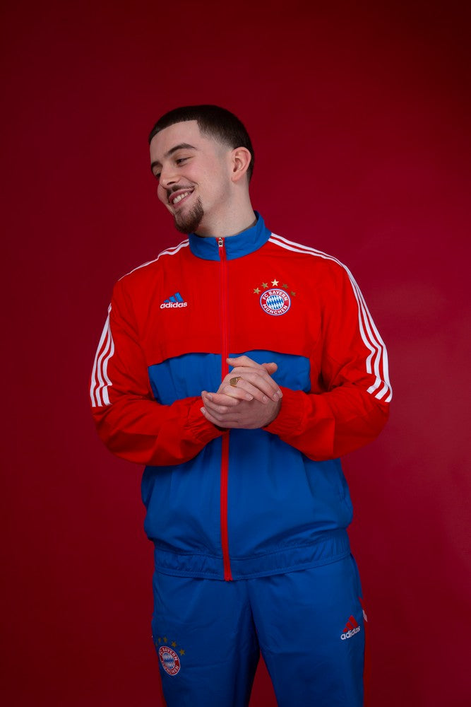 Chaqueta deportiva del Bayern de Múnich - Rojo/Azul