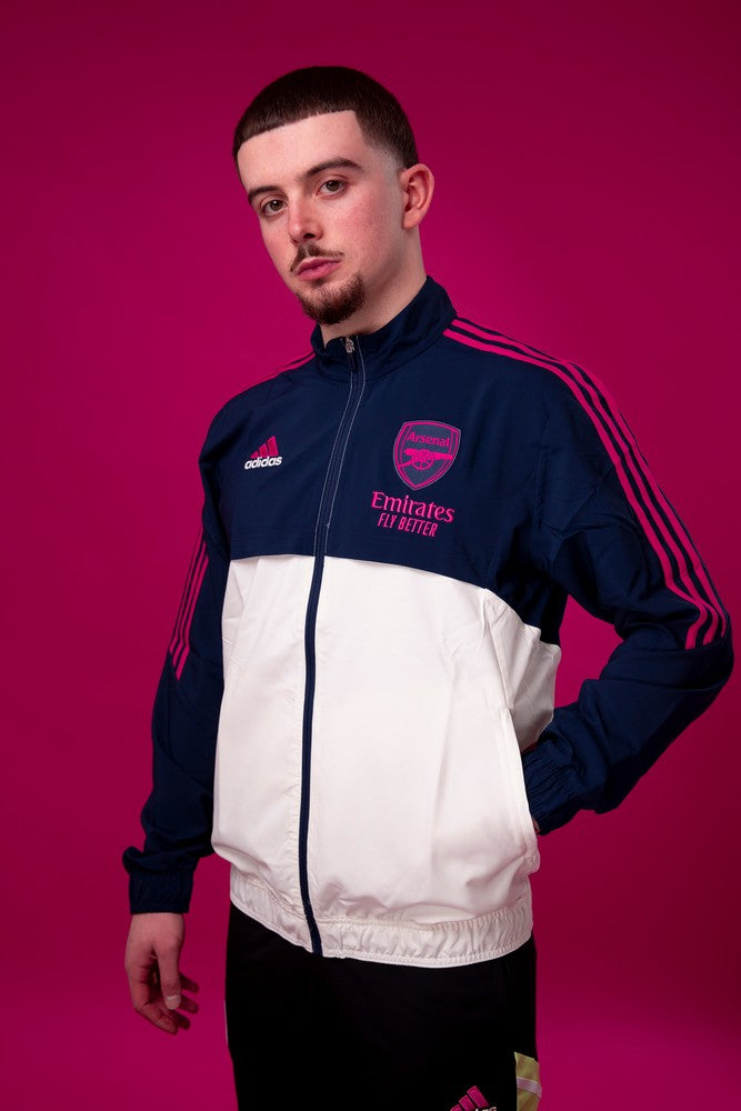 Chaqueta deportiva del Arsenal - Blanco/Azul/Rosa